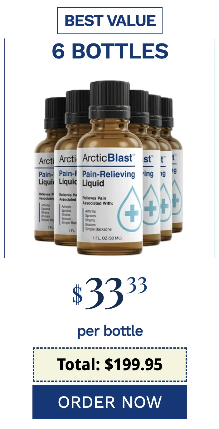 Arctic Blast order six bottles