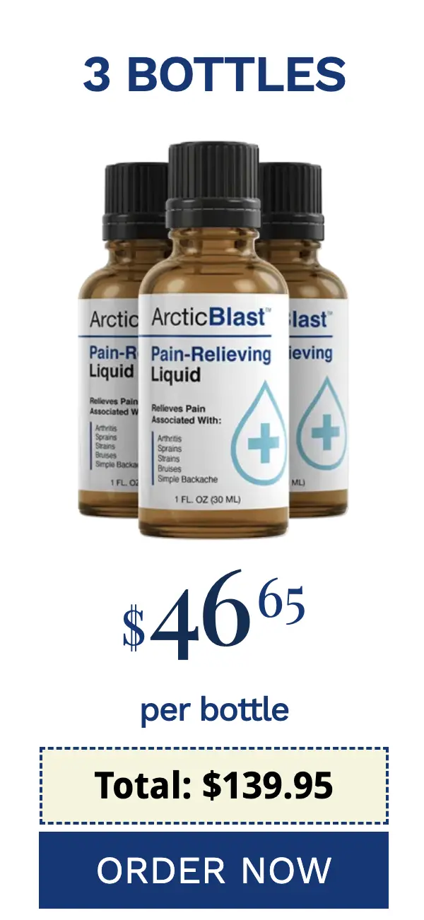 Arctic Blast order three bottles